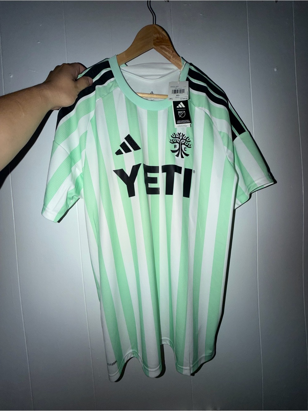 Men Adidas Austin FC Fan version jersey Size XL